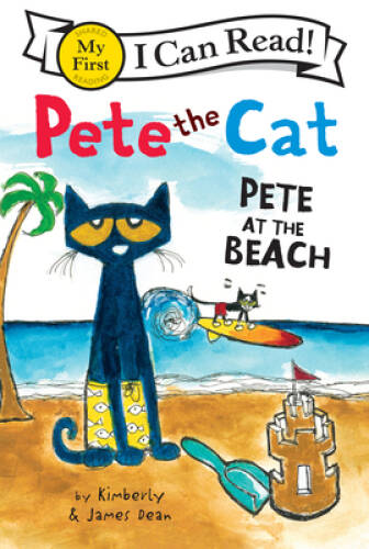 Pete the Cat: Pete at the Beach (My First I Can Read) – Paperback – GOOD