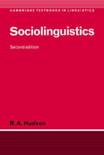 Sociolinguistics (Cambridge Textbooks in Linguistics) – Paperback – VERY GOOD