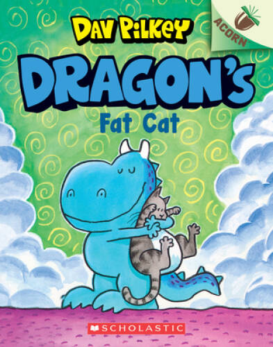 Dragon’s Fat Cat: An Acorn Book (Dragon #2) – Paperback By Pilkey, Dav – GOOD